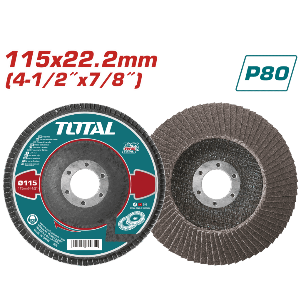 DISCO FLAP 115X22MM P80 ALTA VELOCIDAD – TAC6311580