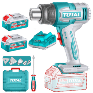 PISTOLA CALOR 20V 30-580C 100/200 L/MIN 2X4.0AH +ACC MALETIN INDUS - TBLI20085