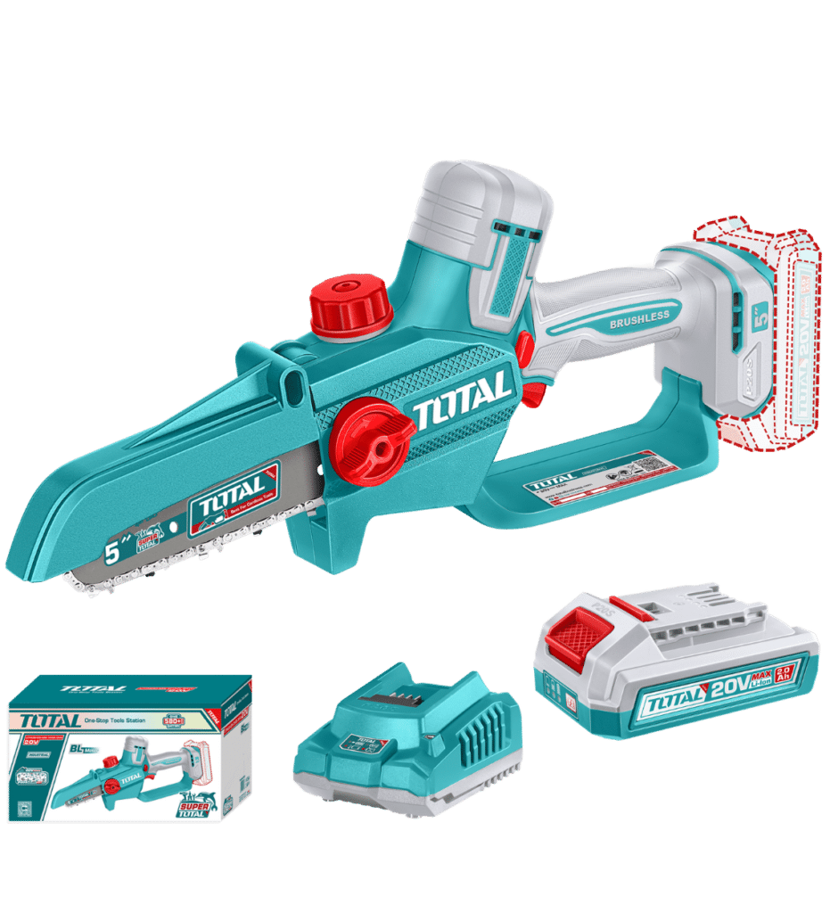 SIERRA DE CADENA PODADORA 20V BL 5» 11M/S 1X2.0AH INDUSTRIAL – TGSLI20561