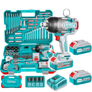 SET LLAVE IMPACTO 1350NM 2X5.0AH 138PCS INC. HERRAMIENTAS  MALETIN I - THKTHP41383