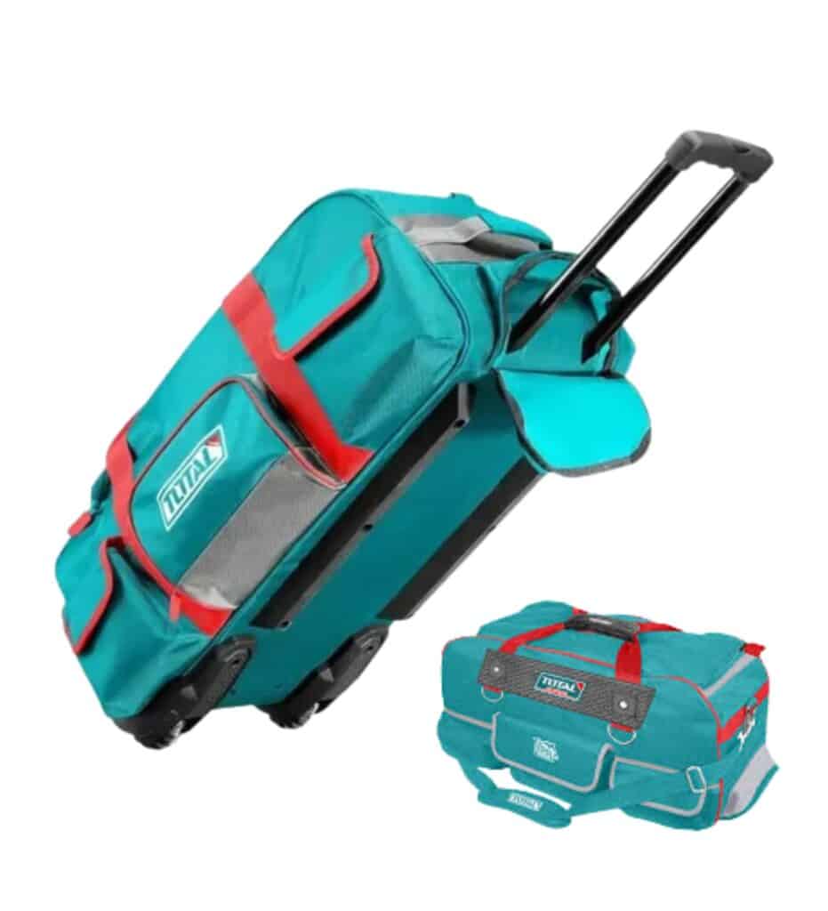 MALETIN PORTA HERRAMIENTAS 27» 1680D POLYESTER 13BOLS. MAX25KG CON RUEDA TOTAL – THRRTB2712