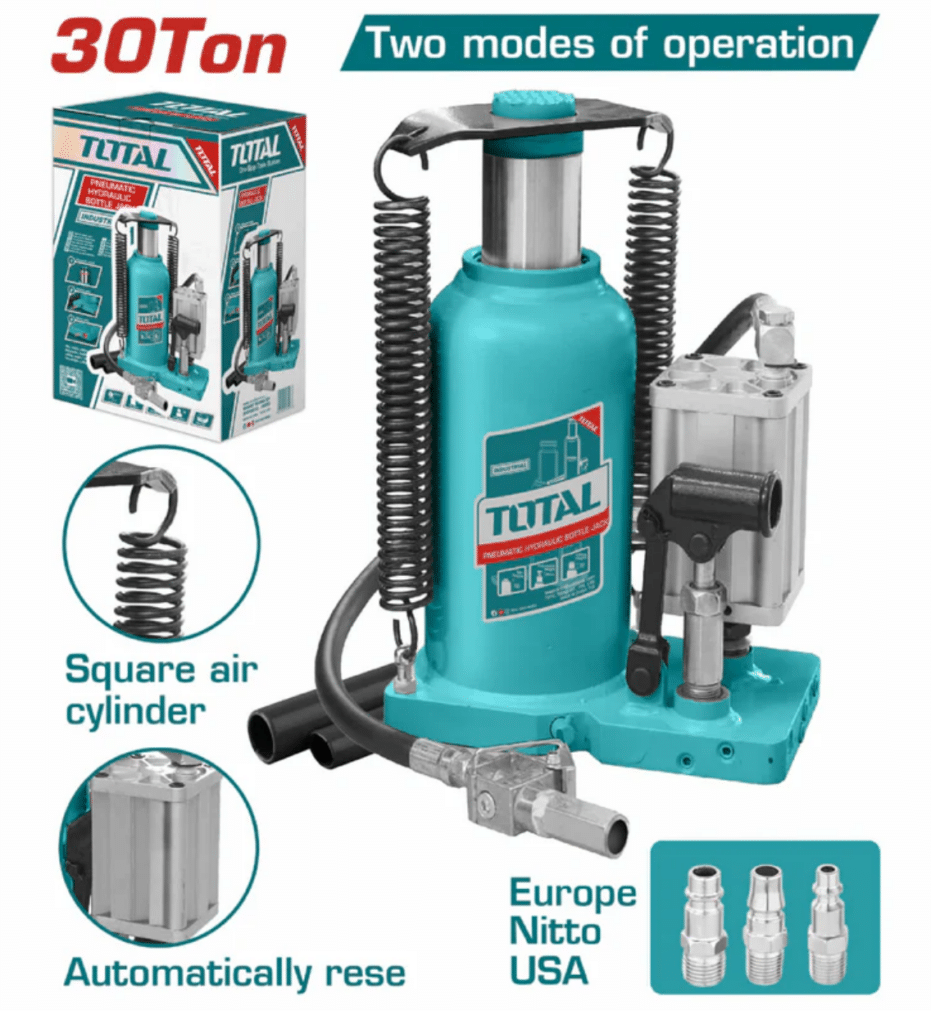 GATA BOTELLA NEUMATICA 30TON ALTURA MAX 500MM INDUSTRIAL – THT109306