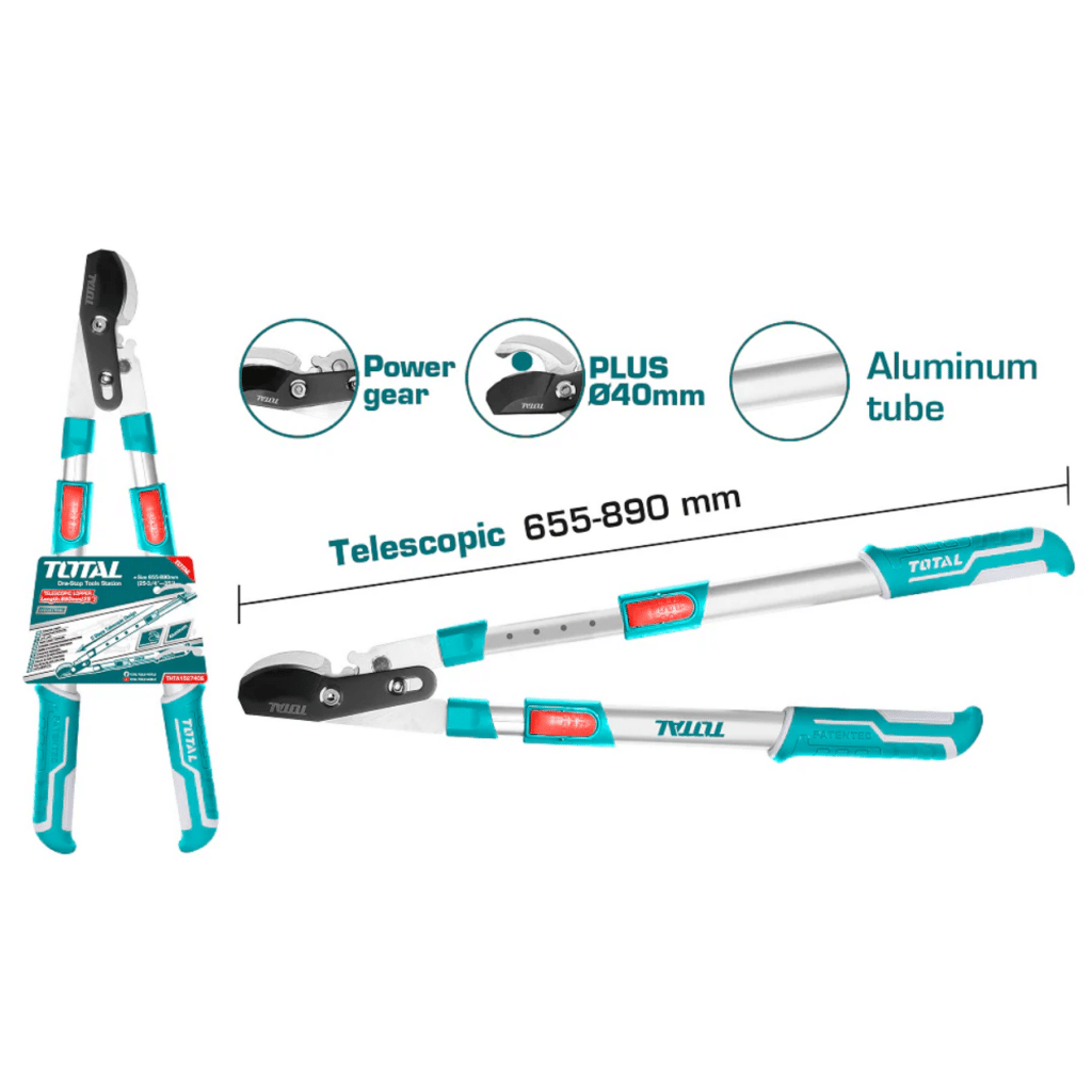 TIJERA PODADORA TELESCOPICA 660-780MM(26»-30») DIA:25MM SK5 INDUST – THTA1527406