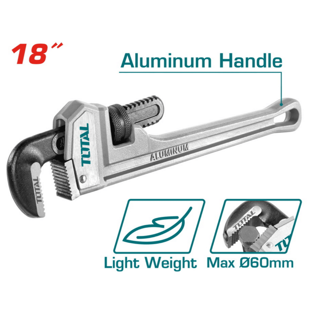 LLAVE STILLSON 18» MAX:50MM MANGO ALUMINIO INDUSTRIAL – THTAL17186