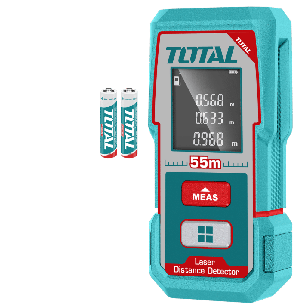 MEDIDOR LASER 55M AC:2MM LASER 635NM CLASE 2. BAT:2X1.5AAA INDUSTRIAL – TMT550166