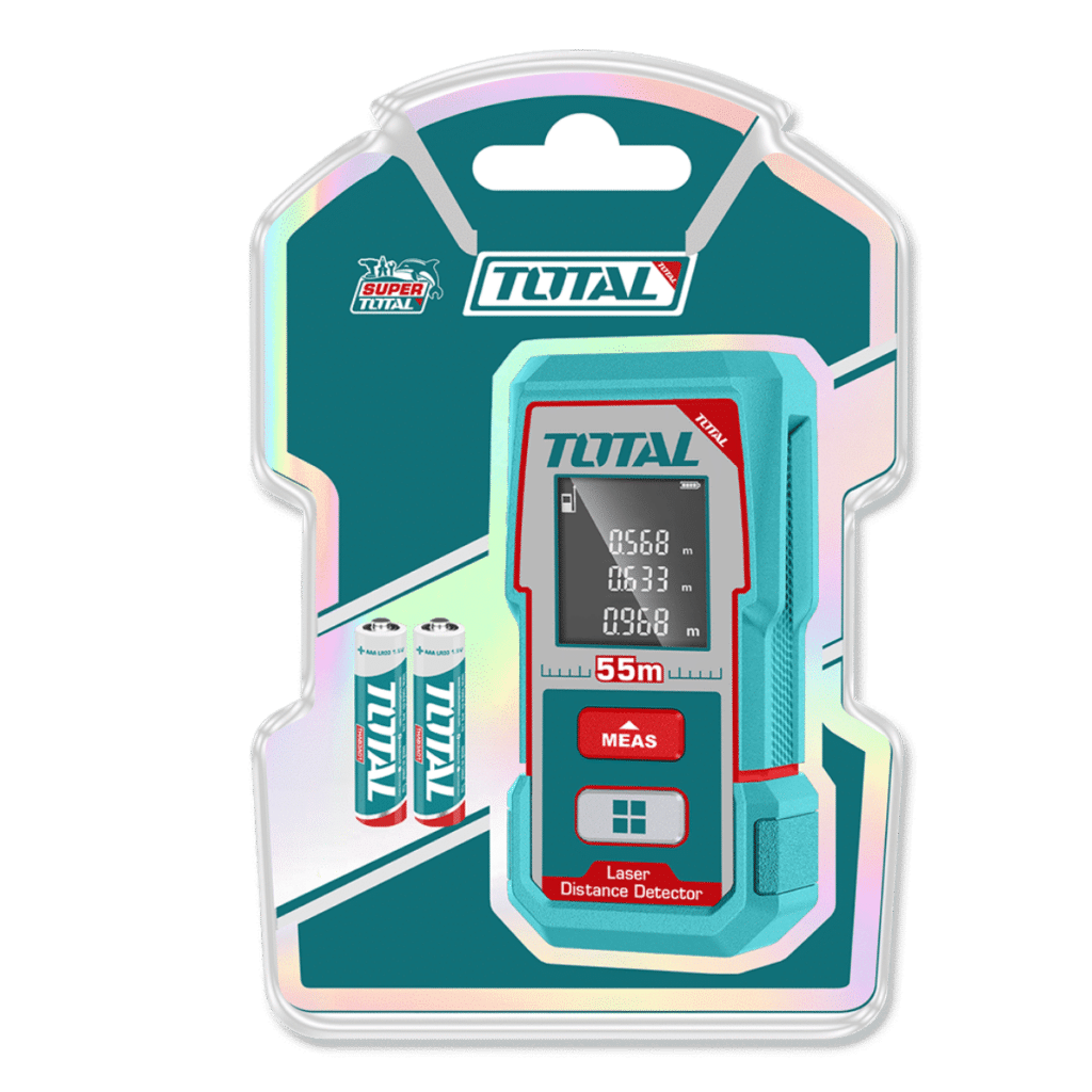 MEDIDOR LASER 55M AC:2MM LASER 635NM CLASE 2. BAT:2X1.5AAA INDUSTRIAL – TMT550166
