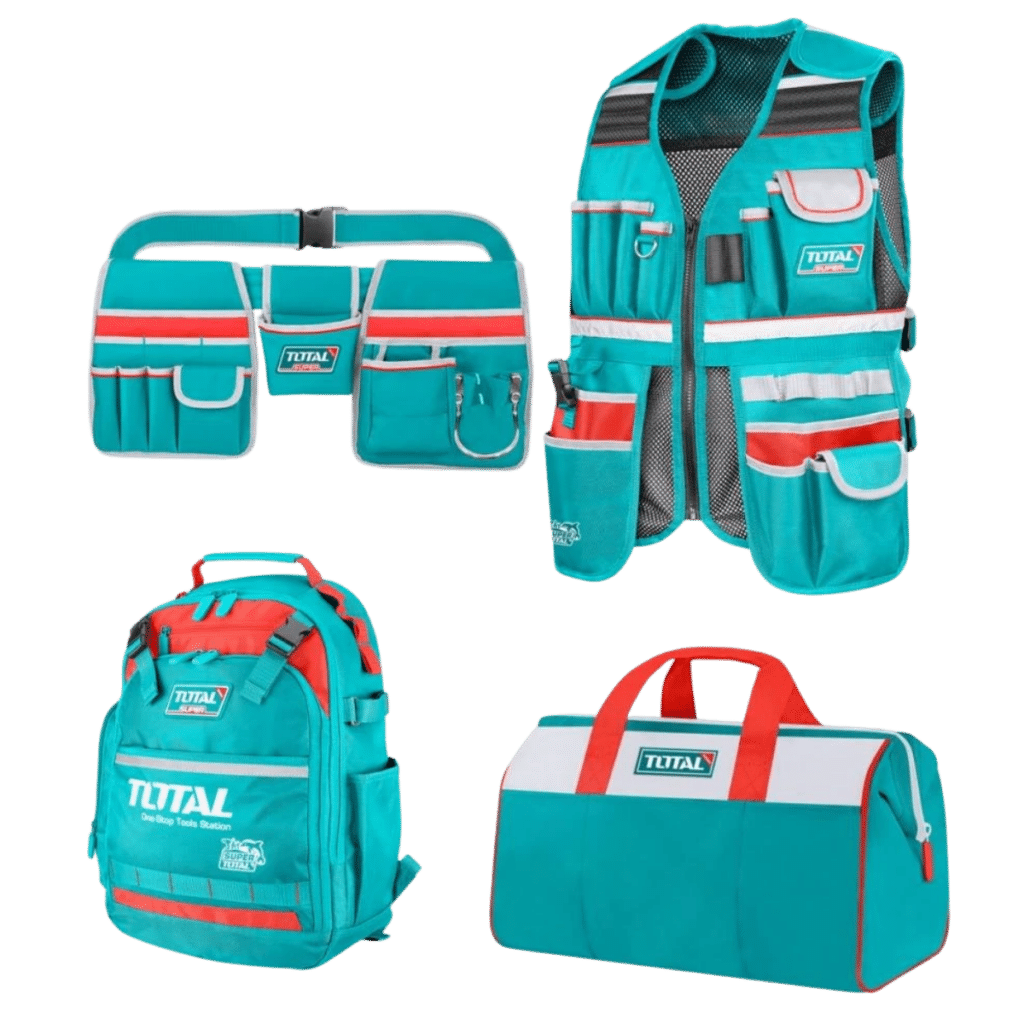 COMBO CHALECO + PORTA HERRAMIENTAS + MALETIN 16» Y MOCHILA – TOS230912
