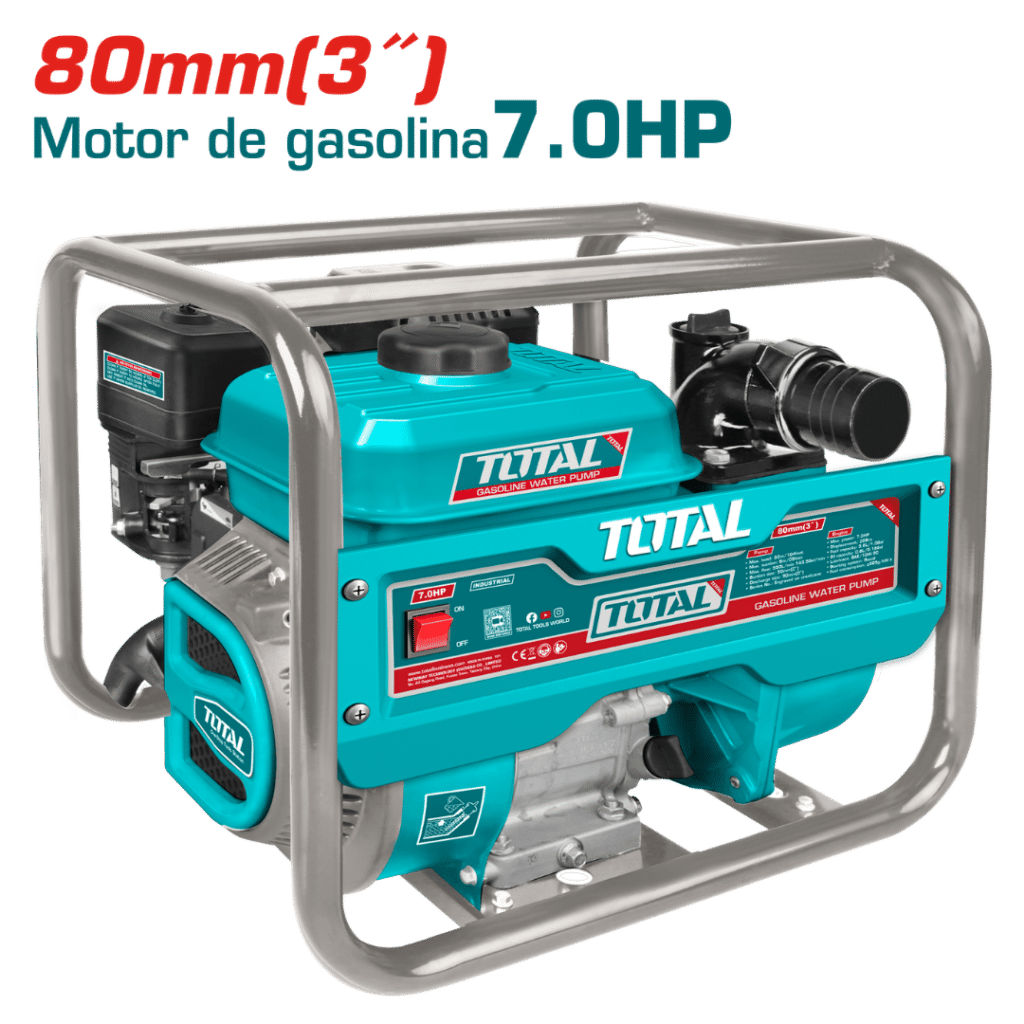 MOTOBOMBA GASOLINERA 3 PULG 7.0HP 1000L/MIN MAX 32M INDUSTRIAL – TP3306