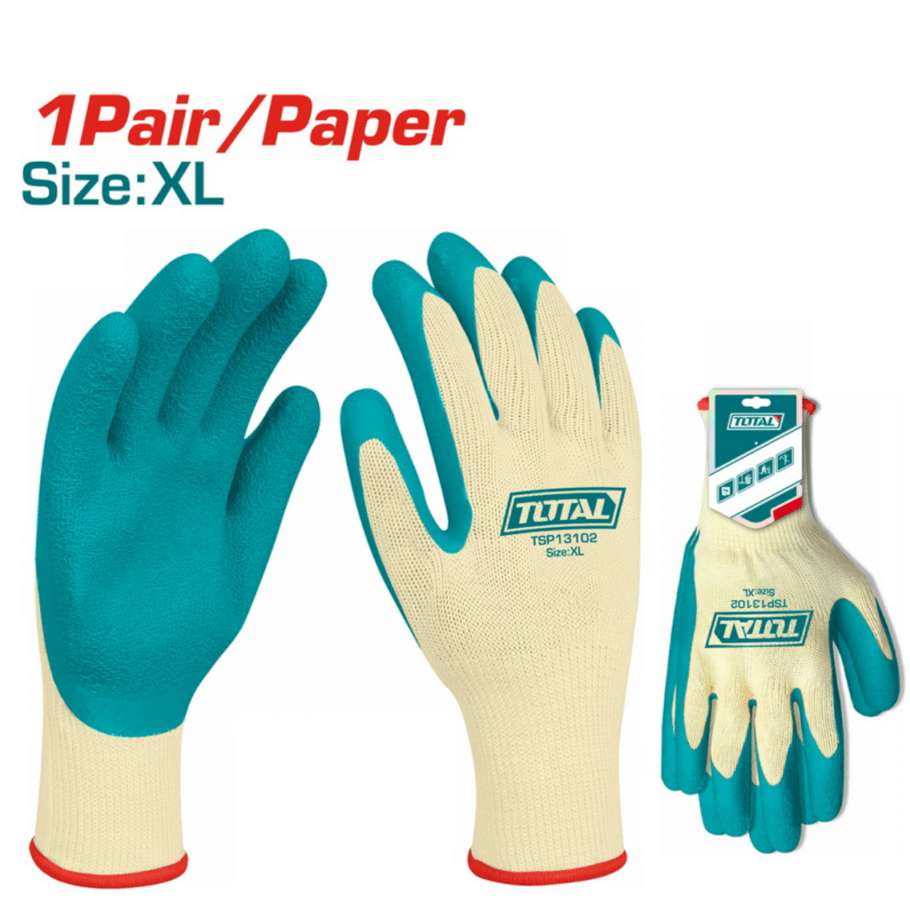 GUANTES DE TRABAJO LATEX XL (CARGA PESADA) CE – TSP13102