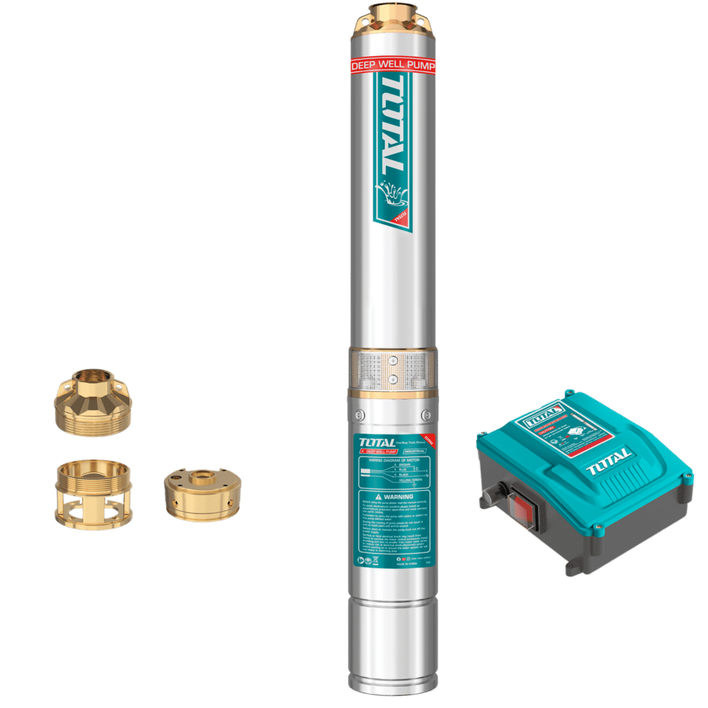 BOMBA SUMERGIBLE POZO 4» 1.5HP H:112M C:6.7M3/H ACERO INOX INC. CON – TWP511006-5