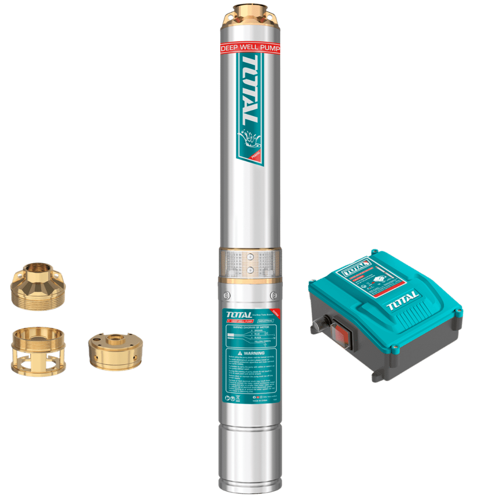 BOMBA SUMERGIBLE POZO 4» 3.0HP H:180M C:6.7M3/H ACERO INOX INC. CON – TWP522006-5