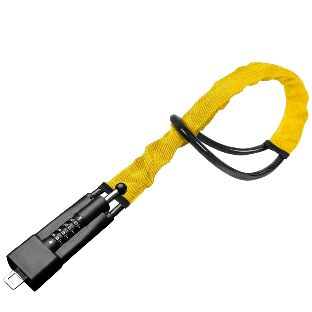 SEGURO DE TIMÓN CON CONTRASEÑA MAT:ZINC + ACERO 4.2MM FUERZA 9.0KN AMAR – F26120YL