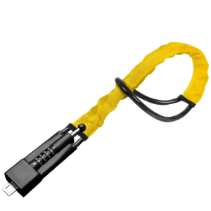 SEGURO DE TIMÓN CON CONTRASEÑA MAT:ZINC + ACERO 4.2MM FUERZA 9.0KN AMAR - F26120YL