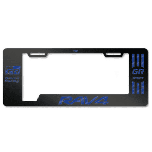 PORTA PLACA ACERO 400G 0.8MM T/EURO RAV4 GR/GR SPORT AZUL - SF-EE-037-GR-BL