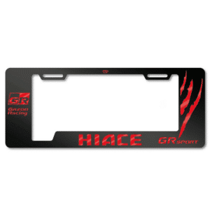 PORTA PLACA ACERO 400G 0.8MM T/EURO HIACE/GR SPORT GR/GARRAS RO - SF-P1E-009-GG-RD