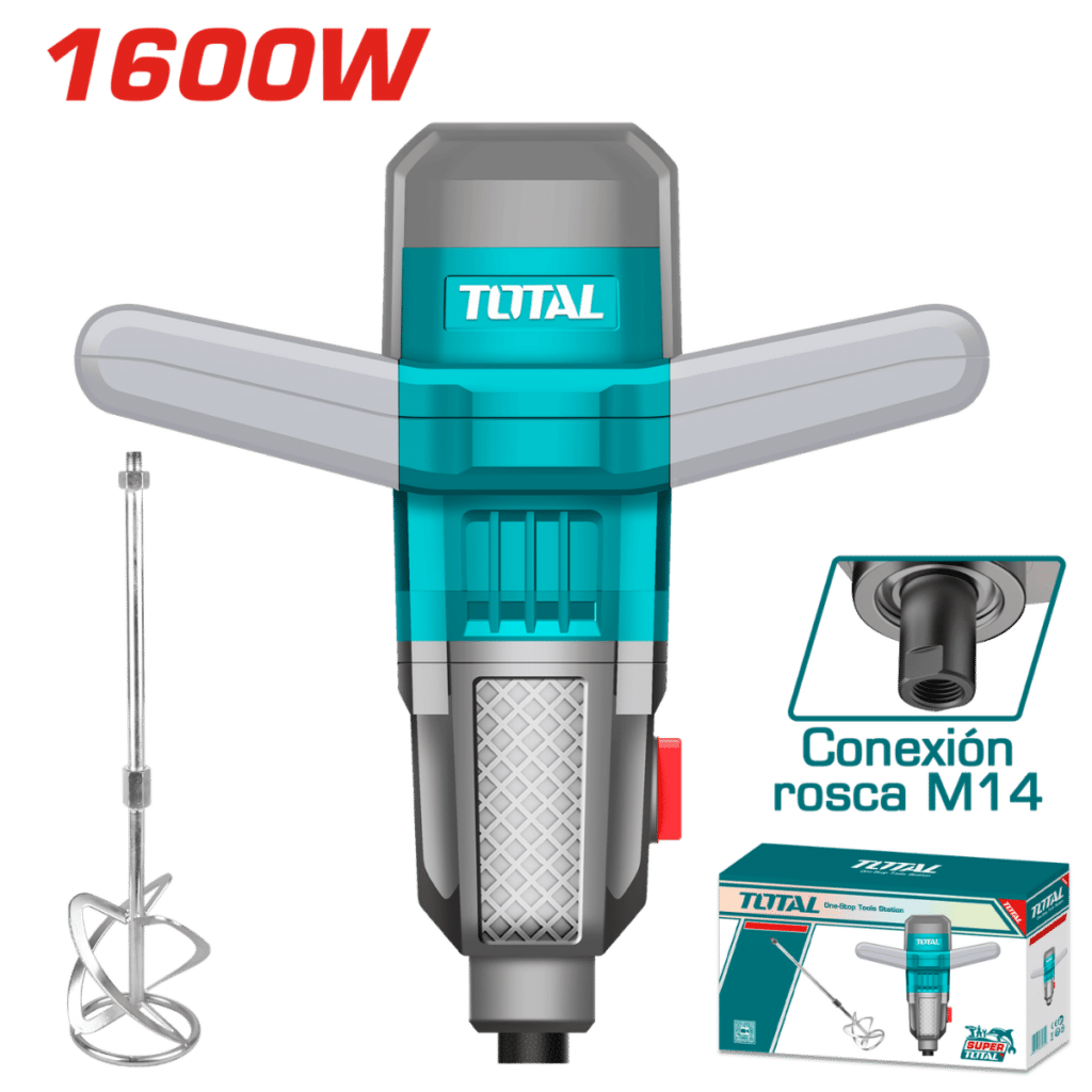 MEZCLADORA 1600W 0-800RPM M14 + ACC INDUSTRIAL – TD716008