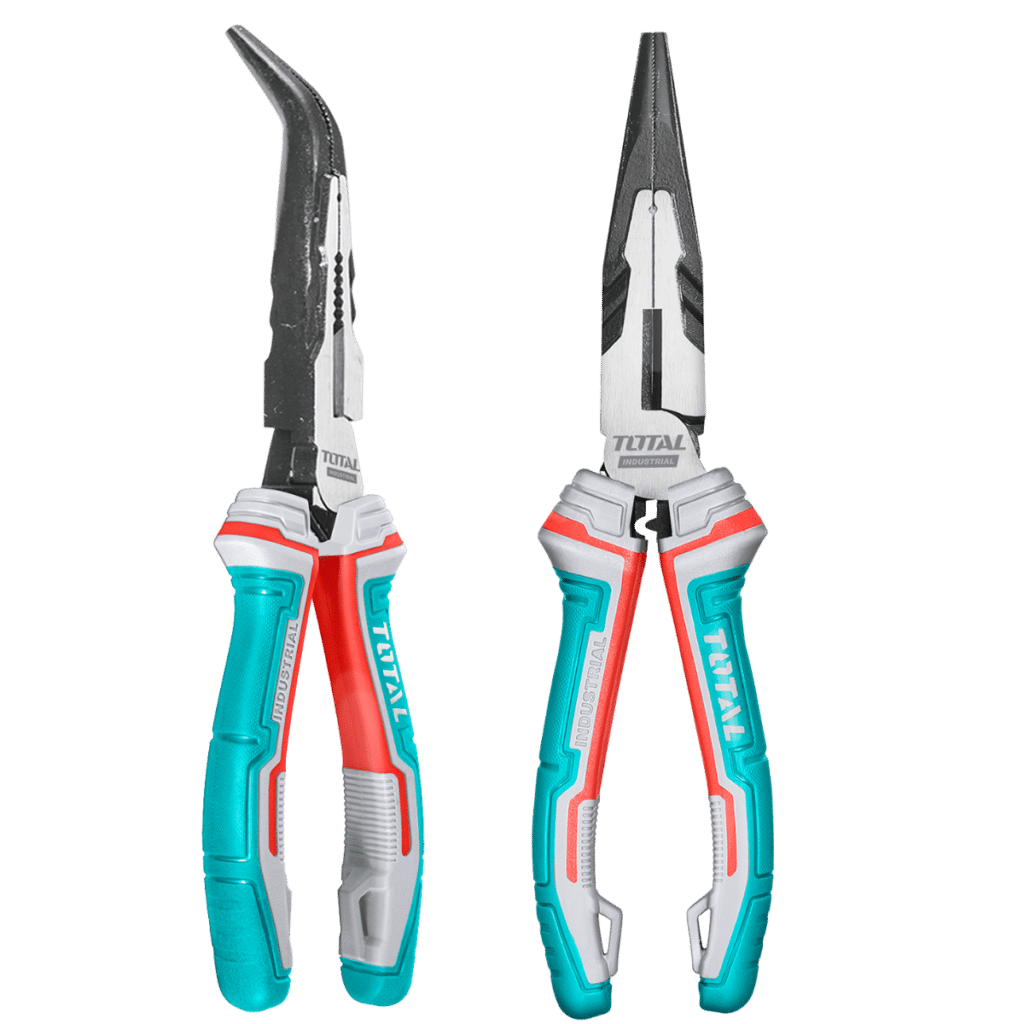 PINZA DE FUERZA PUNTA LARGA CURVA 6» 160MM CR-V / TPR MEJ: 30% INDUSTRIAL – THT24616S