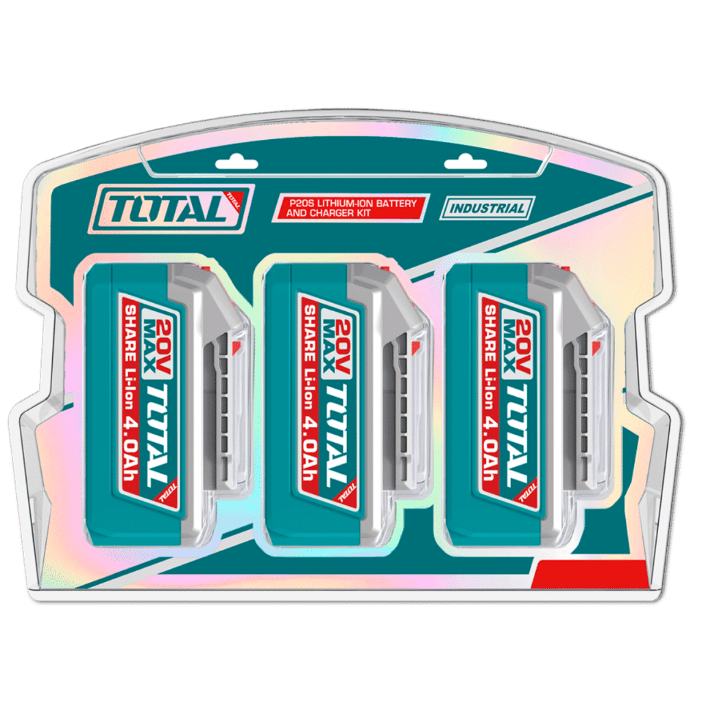 COMBO BATERIAS 20V 3PCS 4.0AH BLISTER INDUSTRIAL – TOSLI251296