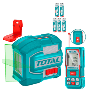 COMBO (2EN1) NIVEL LASER 2L + MEDIDOR LASER 100M + ACC INDUSTRIAL - TOSLL0502