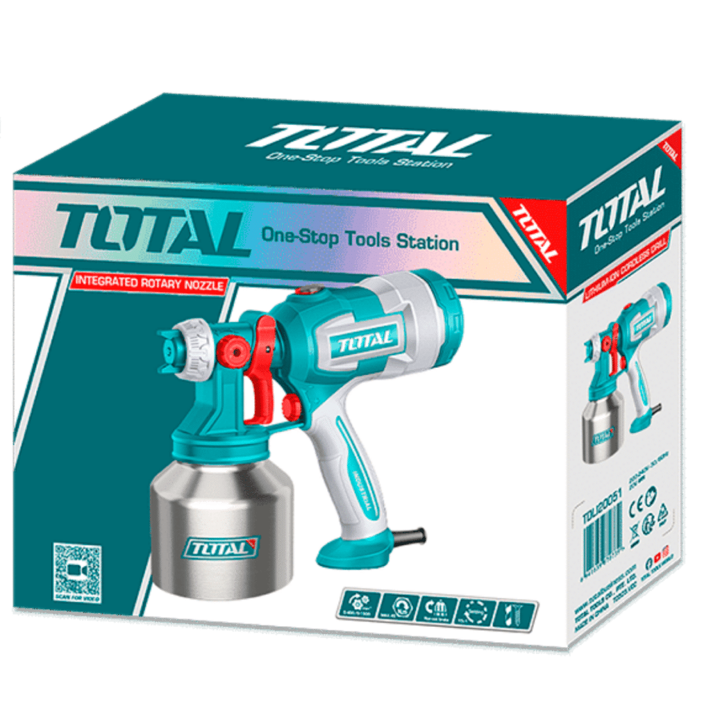 PISTOLA P/PINTAR HVLP ELECTRICA 530W 130DIN-S 410ML/MIN 1000ML TANQUE AC – TT45061