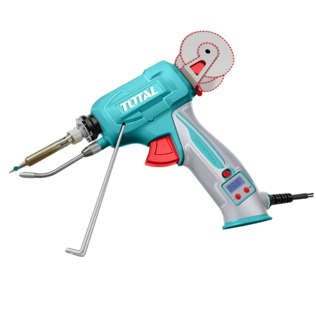 PISTOLA DE SOLDADURA CON ALIMENTADOR 120W MAX 500C DIGITAL INDUSTRIAL – TET360732