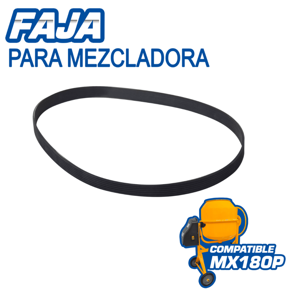 FAJA P/MEZCLADORA DE CONCRETO MX180P-3P – MX180P-3P-FA