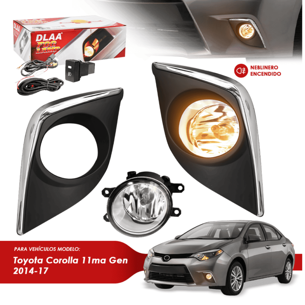 NEBLINERO SET COMPLETO TY COROLLA 11MA GEN 2014-17 – TY612