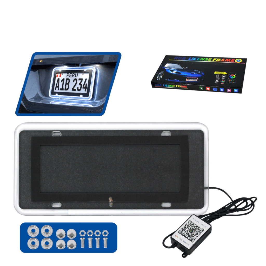 PORTA PLACA RGB LED – A99091