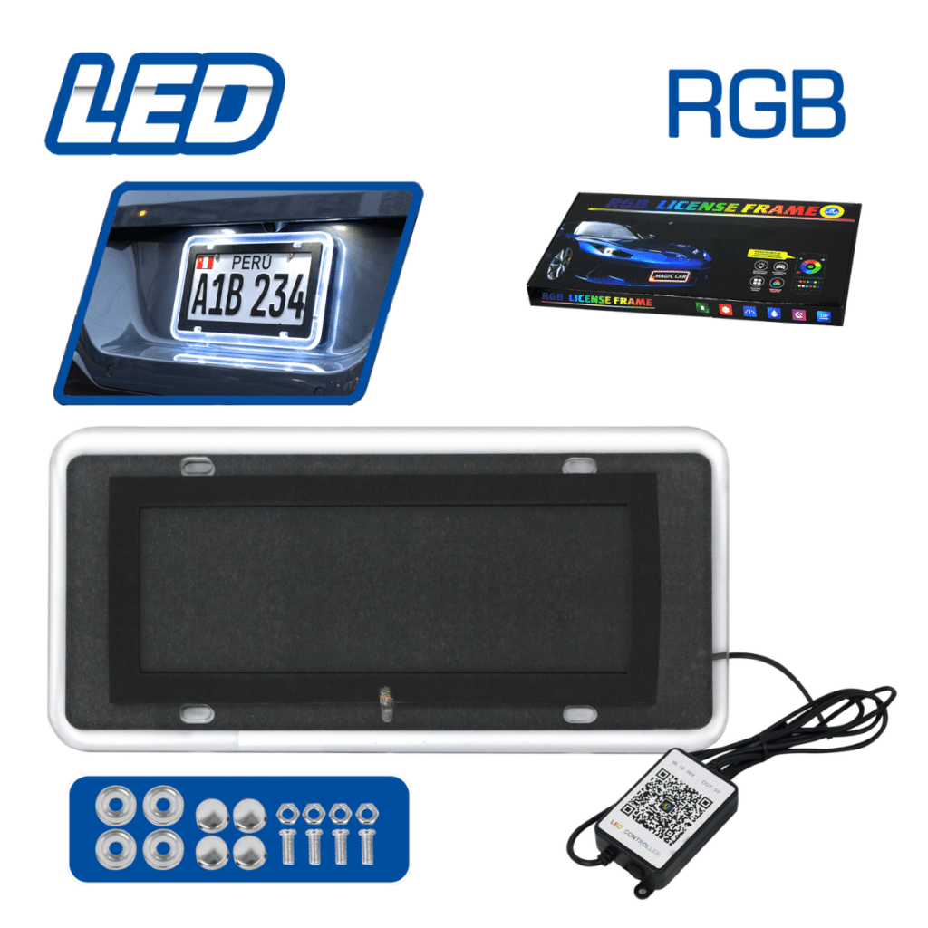 PORTA PLACA RGB LED – A99091