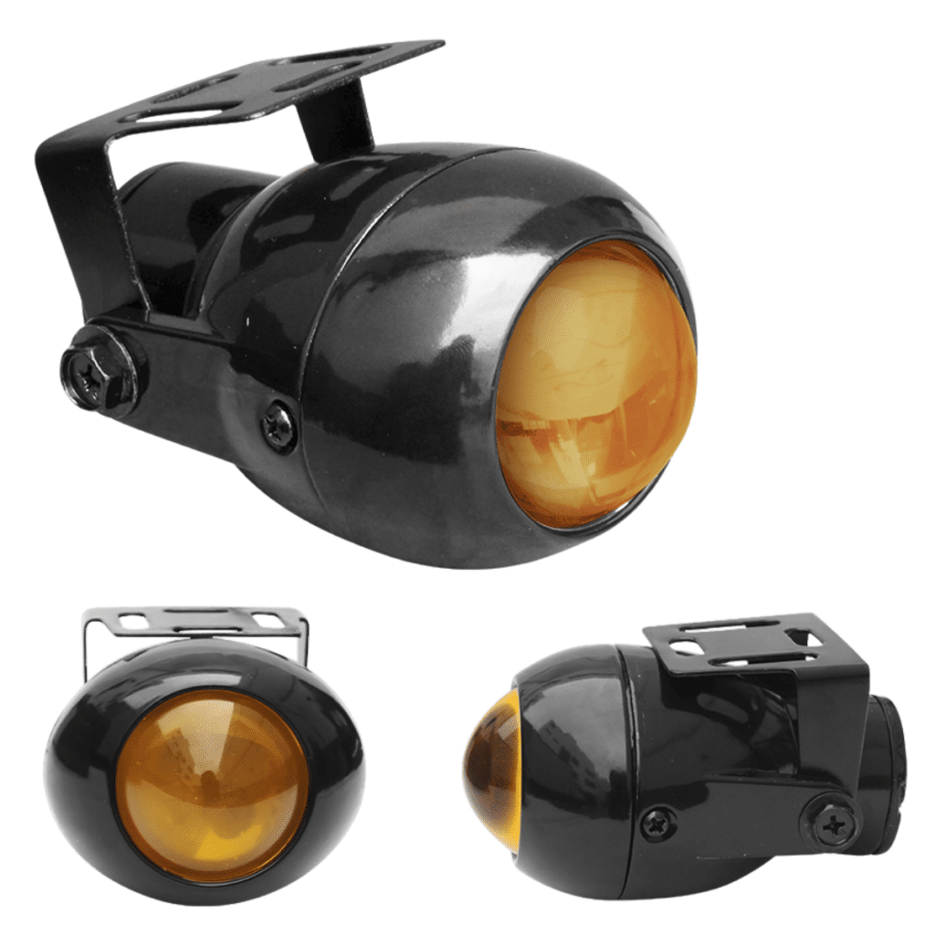 NEBLINERO ALUMINIO BLACK 12V AMARILLO – HY001B YL