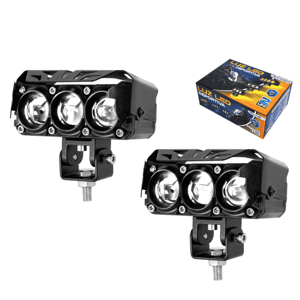 LUZ LED DEPORTIVA MOTO BLANCO AMARILLO MX3 – T22003