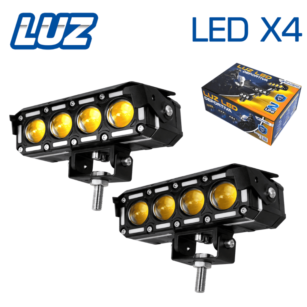 LUZ LED DEPORTIVA MOTO TUNNING MX4 – T22004