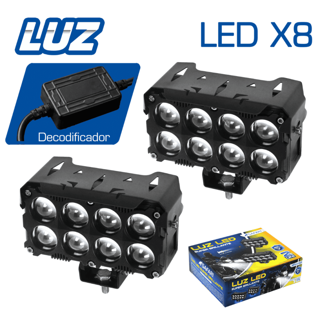 LUZ LED DEPORTIVA PRO MX8 – T22005