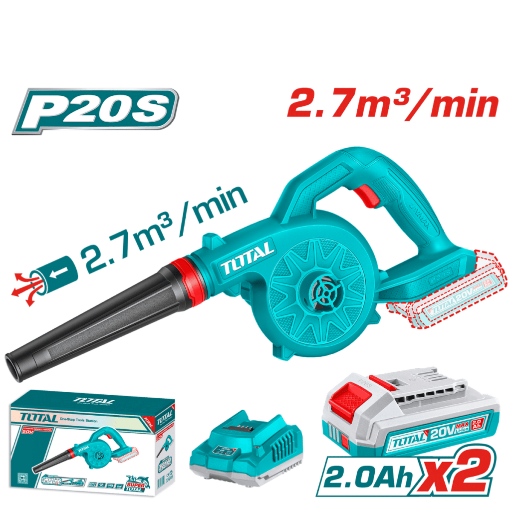 SOPLADORA LI-ION 20V 2.7M3/MIN 18000RPM 2 X 2.0AH – TABLI20782