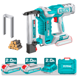 PISTOLA DE GRAPAS 20V K10-K40 3G/S +400GRAPAS 2X2.0AH BRUSHLESS + MALETING - TCSNLI600869