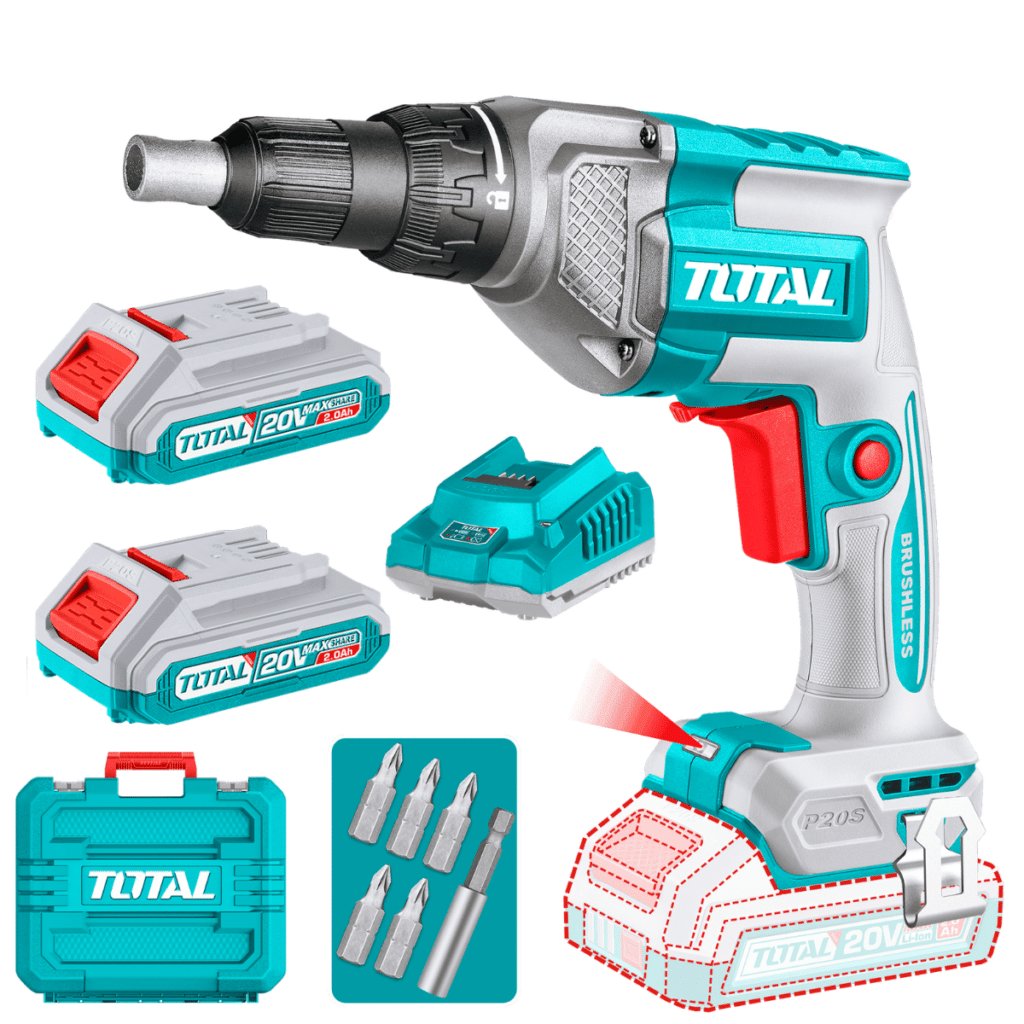 ATORNILLADOR DRYWALL 20V BL-MOTOR 1/4 HEX 4.2MM 2X2.0AH INDUSTRIAL – TDSLI204282