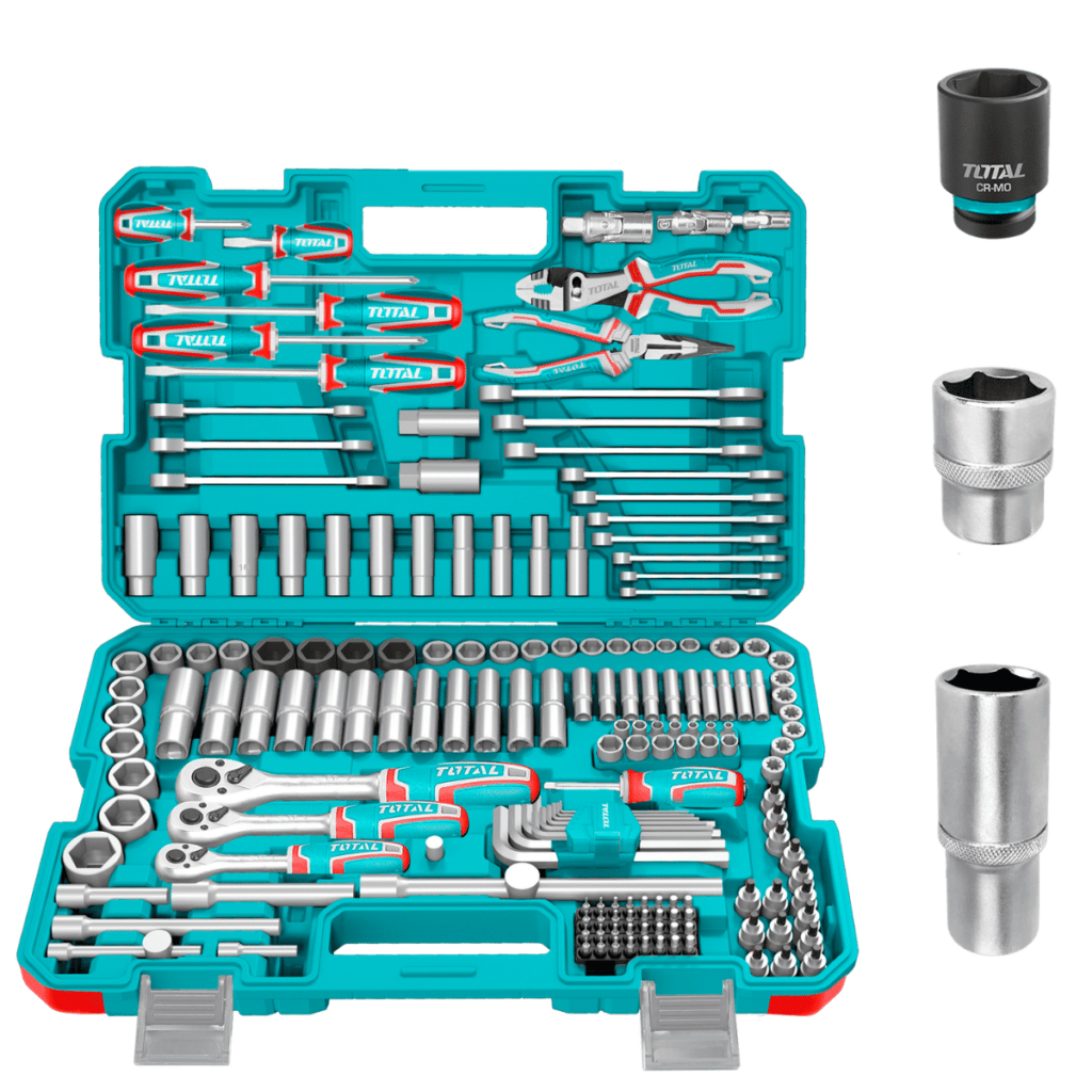 SET 182PCS HERRAMIENTAS DE COMBINACIÓN INC MALETIN INDUSTRIAL – THKTHP61827