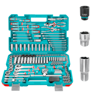 SET 182PCS HERRAMIENTAS DE COMBINACIÓN INC MALETIN INDUSTRIAL - THKTHP61827