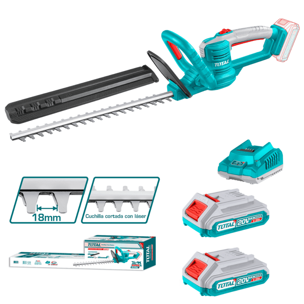 CORTASETOS LI-ION 20V 2800SPM 46CM C:18MM 2X2.0AH +ACC INDUSTRIAL – THTLI20462