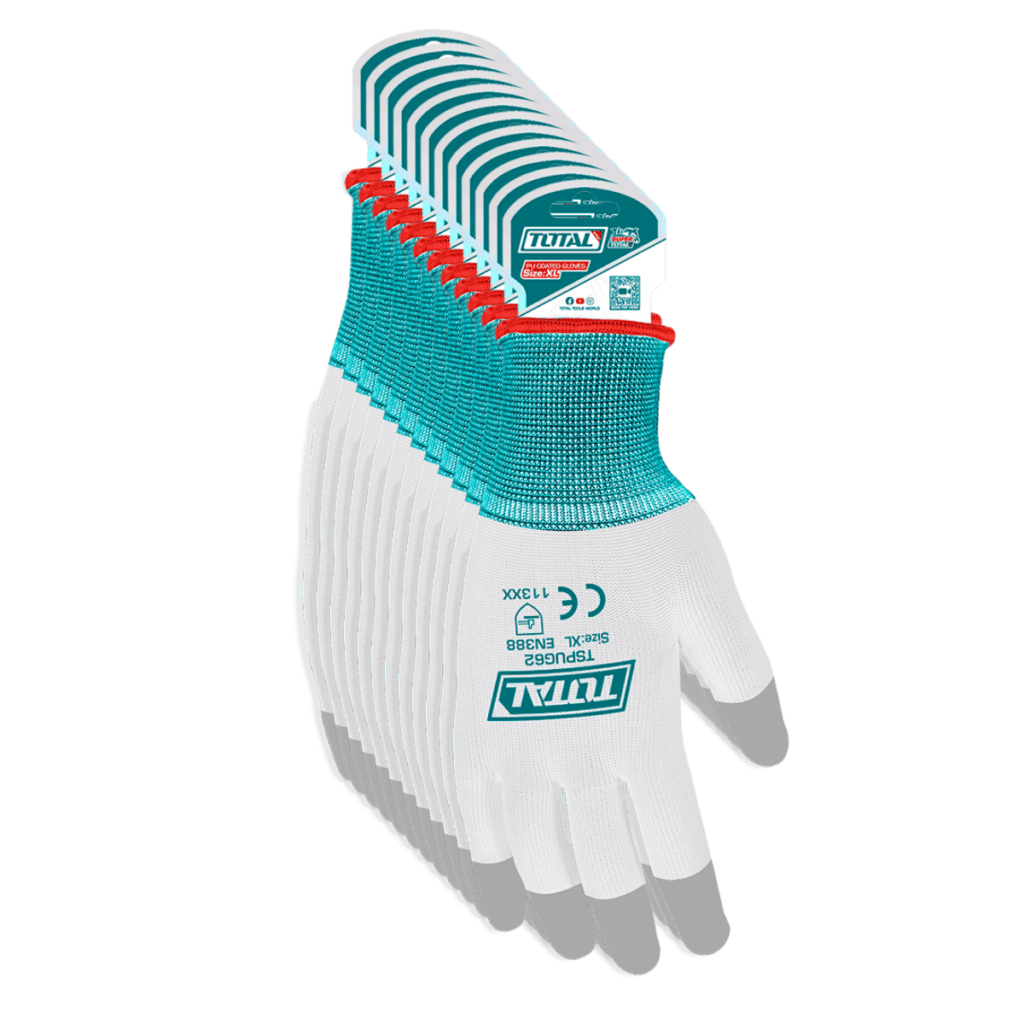 12 PARES DE GUANTES DE TRABAJO XL PU ALTA PRECISION – TSPUG62