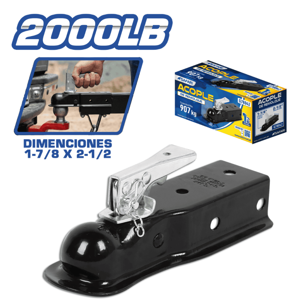 ACOPLE DE REMOLQUE 2000LB M/D 1-7/8X2-1/2 – G78042