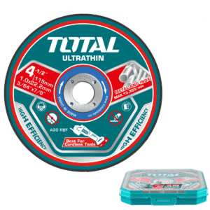 SET DE 10PCS DISCOS ULTRA-DELGADO 115X1.0X22.2MM METAL + ESTUCHE INDUSTRIAL - TAC1010115