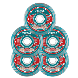 SET DISCO DIAMANTADO ULTRA DELGADO 115X22.2MM 75CR1 5PCS + ESTUCHE INDUSTRIAL - TAC2151158