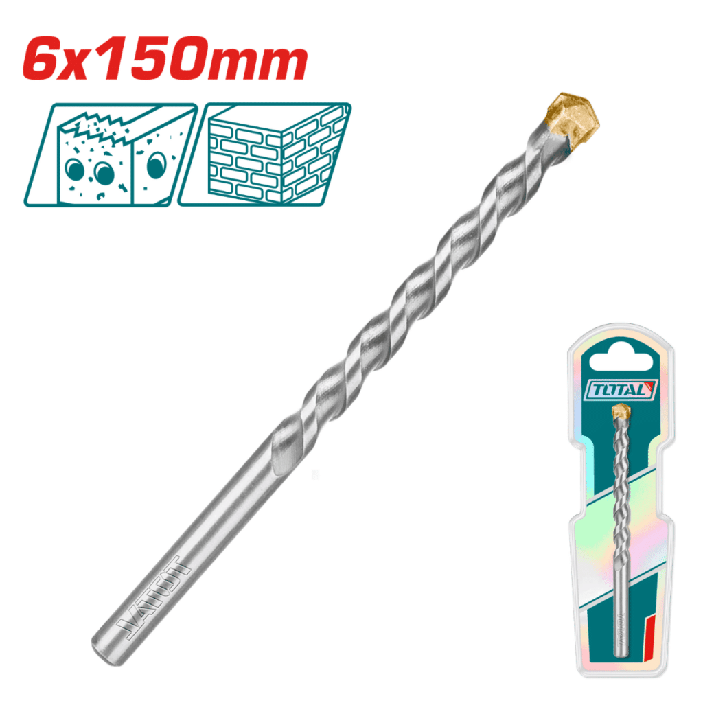 BROCA ALBAÑILERA 6X150MM BLISTER INDUSTRIAL – TAC260615