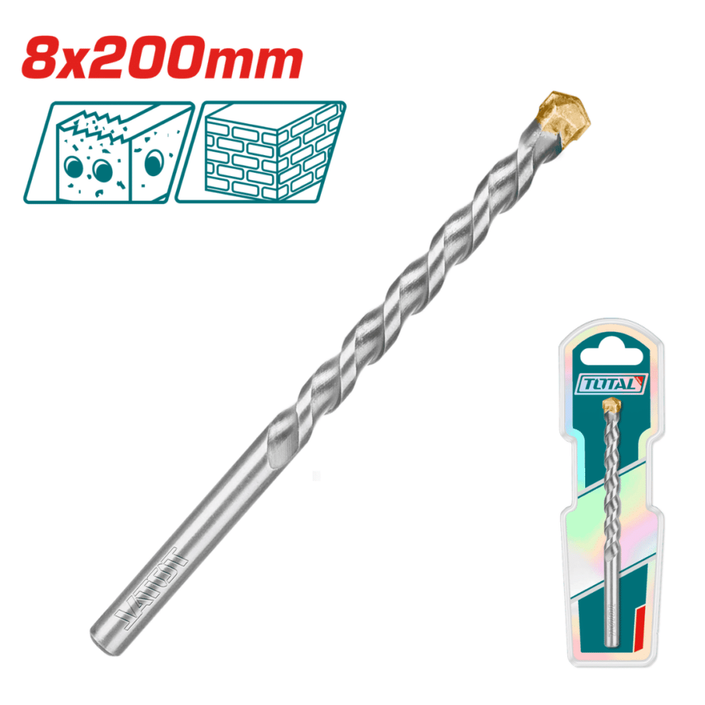 BROCA ALBAÑILERA 8X200MM BLISTER INDUSTRIAL – TAC260820