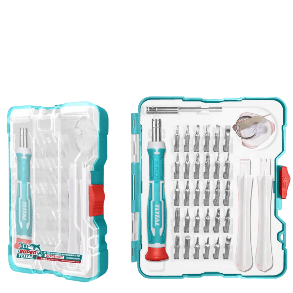SET DESTORNILLADOR PRECISION + PUNTAS 37PCS S2 MAGNETICO INDUSTRIAL – TACSD30376