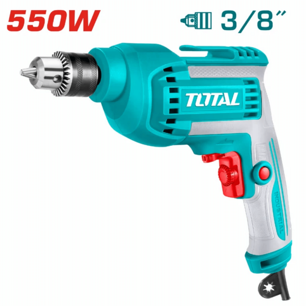 TALADRO ELECTRICO 550W 10MM 0-3300RPM INDUSTRIAL – TD55108