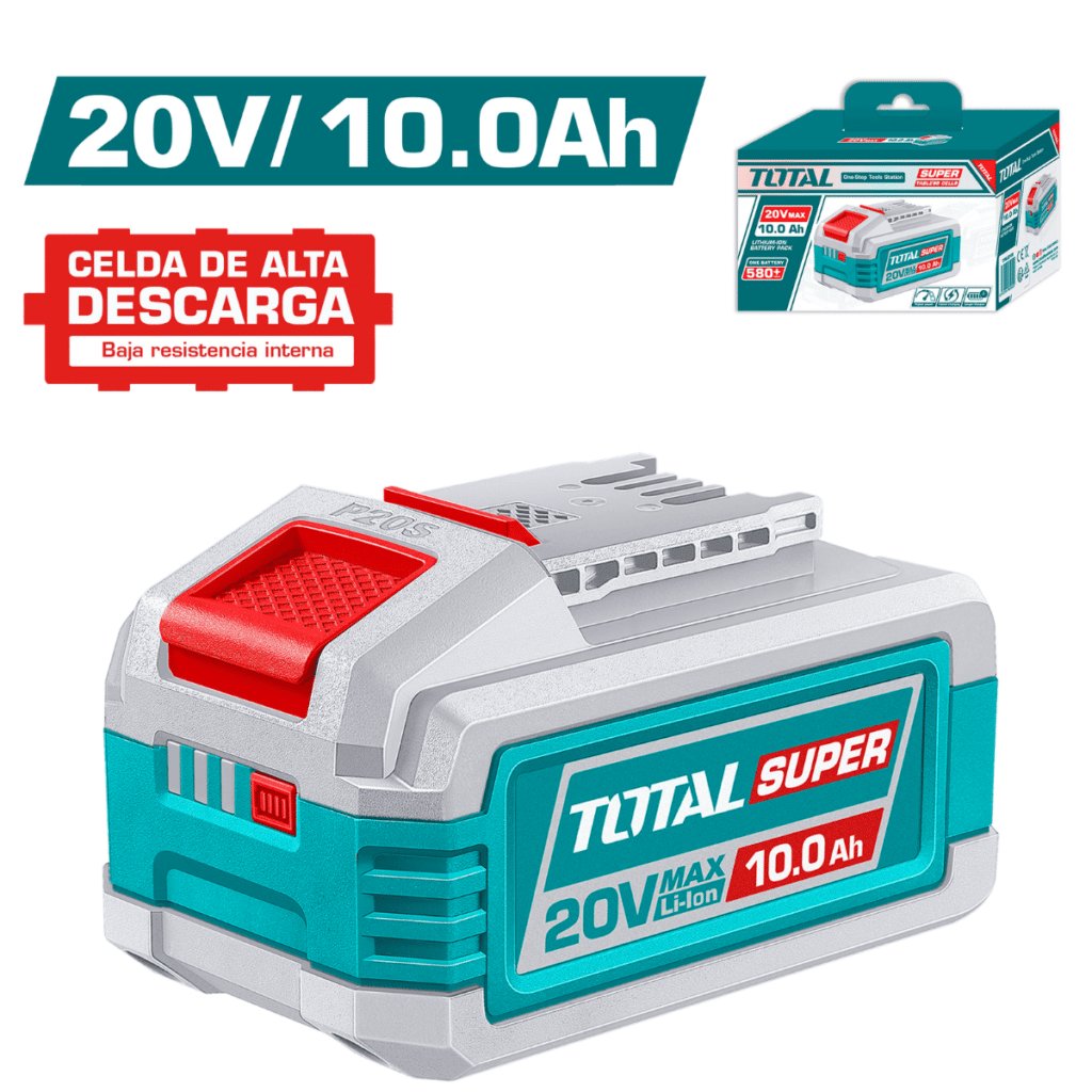 BATERIA LI-ION 20V 10.0AH LED – SUPER TABLESS CELLS – TFBLI2129