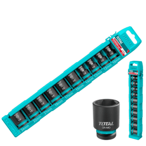 SET DADOS IMPACTO 1/2 PULG 10PCS 10-24MM CR-MO MALETIN INDUSTRIAL - THISTD12106