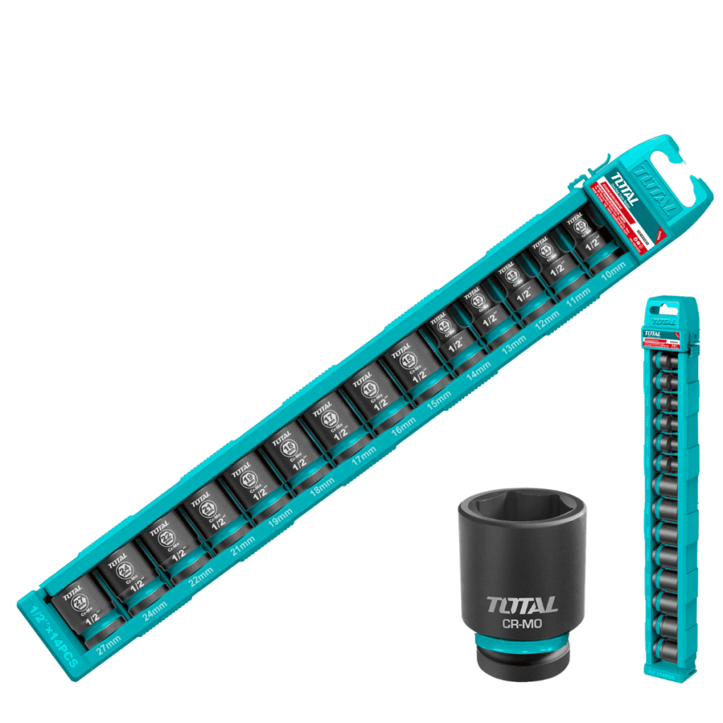 SET DADOS IMPACTO 1/2 PULG 14PCS 10-27MM CR-MO MALETIN INDUSTRIAL – THISTD12146